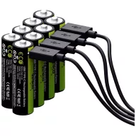   USB-C lítiumion ceruzaakku 1700 mAh 1.5 V 8 db, Verico LoopEnergy 1BTOV-A1WECD-NN