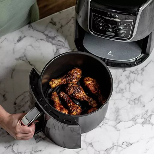 Ninja SharkNinja AF160EUR Max Forrólevegős fritőz 5.2 l 1750 W Szürke, Fekete