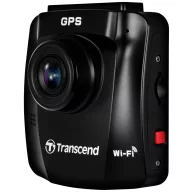   Transcend DrivePro™ 250 Autós kamera Látószög, vízszintes (max.)=140 ° 12 V, 24 V GPS radarfelismeréssel, időrács, G érzékelő, WDR, Ütközés figyelmeztetés,