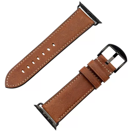 JT Berlin Watchband Charlie Karpánt 42 mm, 44 mm, 45 mm, 49 mm M Barna, Fekete Watch Series 1, Watch Series 2, Watch Series 3, Watch Series 4, Watch Series 5,