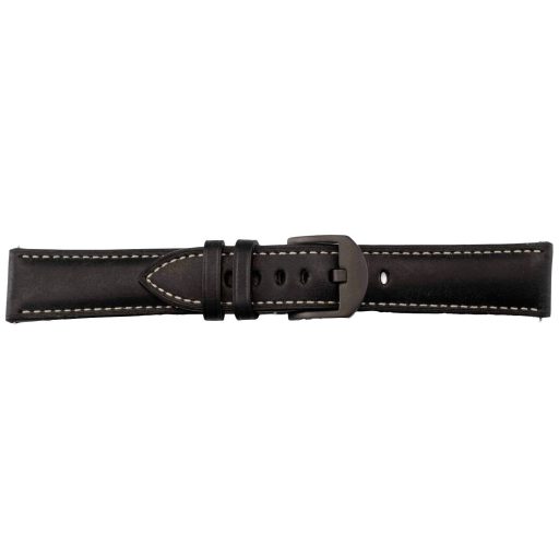 JT Berlin Watchband Charlie Karpánt 44 mm, 40 mm, 47 mm, 43 mm, 45 mm, 46 mm, 42 mm, 41 mm M Fekete