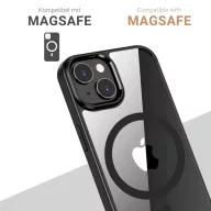   JT Berlin Pankow Hybrid MagSafe Hátlap Apple iPhone 13 Fekete, Átlátszó MagSafe kompatibilis, Ütésálló 10923