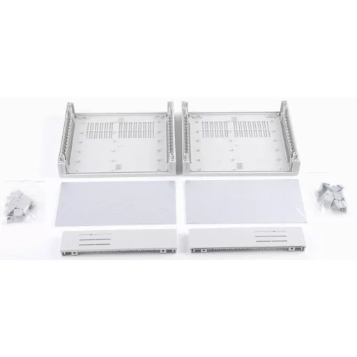 Bopla Ultramas UM 52020 L - SET Asztali műszerdobozok (H x Sz x Ma) 224.20 x 198.90 x 118 mm ABS Élénk szürke (RAL 7035), achátszürke (RAL 7038) 1 db