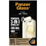   PanzerGlass 3-in-1-Pack Kijelzővédő üveg Apple iPhone 15 1 db B1172+2809