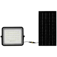   V-TAC VT-80W 7824 LED-es fényszóró, Napelem modul 19 W Semleges fehér Fekete
