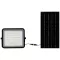 V-TAC VT-80W 7824 LED-es fényszóró, Napelem modul 19 W Semleges fehér Fekete