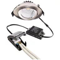   Deko Light 565378 Dione LED-es beépíthető lámpa EEK: E (A - G) LED Fixen beépített LED-es 8.50 W Nikkel