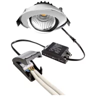   Deko Light 565383 Dione LED-es beépíthető lámpa EEK: F (A - G) LED Fixen beépített LED-es 8.50 W Króm