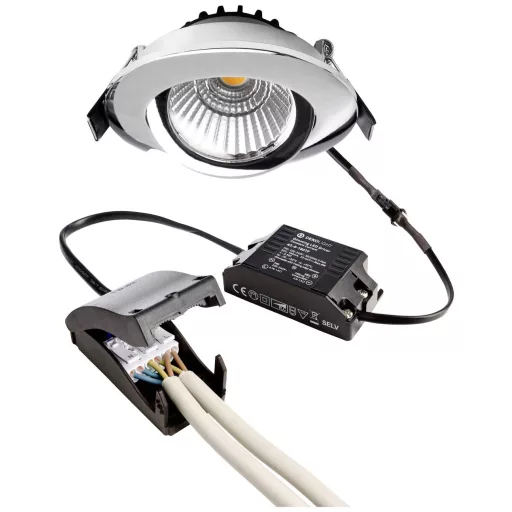 Deko Light 565383 Dione LED-es beépíthető lámpa EEK: F (A - G) LED Fixen beépített LED-es 8.50 W Króm