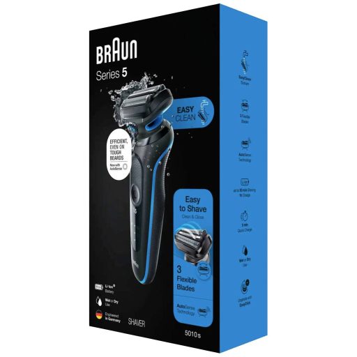 Braun B1000s 143219 Fólia borotva Fekete