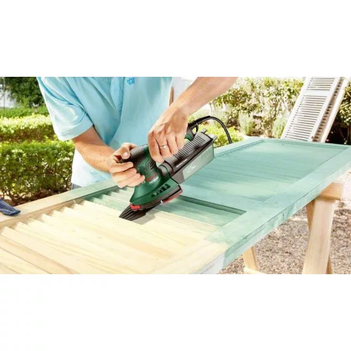 Bosch Home and Garden PSM 200 AES + SystemBox 06033B6002 Multifunkciós csiszoló 200 W 92 x 182 mm