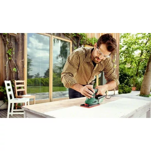 Bosch Home and Garden PSM 200 AES + SystemBox 06033B6002 Multifunkciós csiszoló 200 W 92 x 182 mm