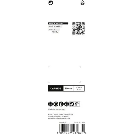 Bosch Accessories 2608901817 EXPERT ' Fiber Plaster'  T 141 HM szúrófűrészlap, 10 darab 10 db