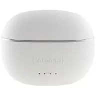   Intenso T302A In Ear headset Bluetooth® Stereo Fehér Noise Cancelling Elemtöltés kijelzés, Headset, Töltőtok, Érintéses vezérlés