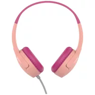   Belkin SoundForm Mini On Ear headset Vezetékes Rózsaszín Hangerő korlátozás