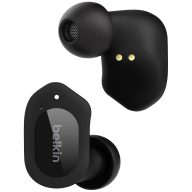   Belkin SoundForm Play In Ear headset Bluetooth® Fekete Headset, Töltőtok, Izzadásálló