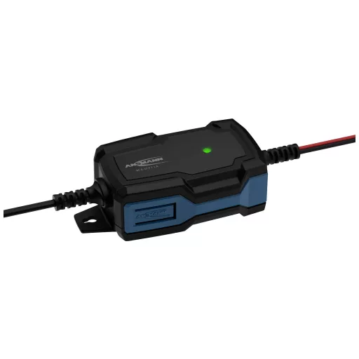 Ansmann BC 6-12V / 1 A 1001-0142 Autós töltőkészülék, Műhely töltőkészülék, Automatikus töltő, Akkufelügyelet 6 V, 12 V 1 A 1 A