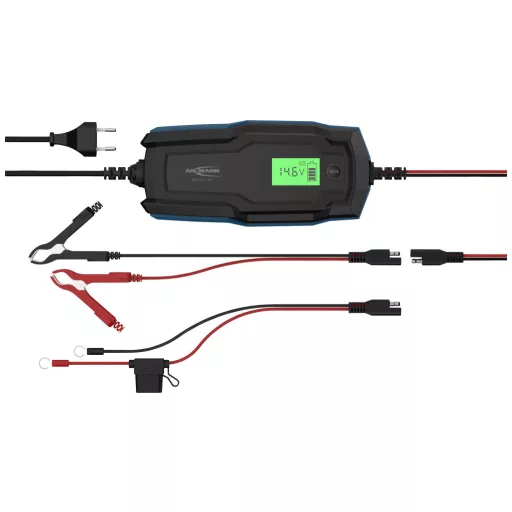 Ansmann BC 6-12V / 6 A 1001-0145 Autós töltőkészülék, Műhely töltőkészülék, Akkufelügyelet, Autós akkuteszter 6 V, 12 V 2 A 6 A