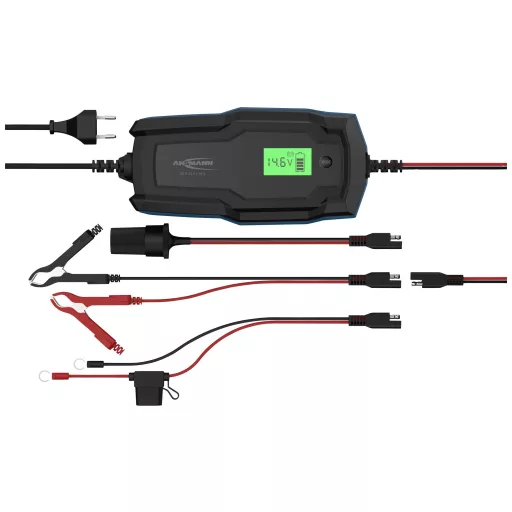 Ansmann BC 6-12V / 10 A 1001-0146 Autós töltőkészülék, Műhely töltőkészülék, Akkufelügyelet, Autós akkuteszter 6 V, 12 V 2 A 10 A