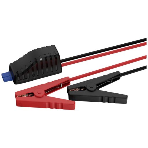 Ansmann Powerstation Jumpstart Adapter PS600AC PS2200AC Indítássegítő kábel 8.37 mm² ABS, PVC 0.50 m Műanyag fogóval, Védő kapcsolóval