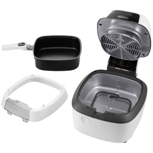 DeLonghi DL FH2133/1 Forrólevegős fritőz 1.25 kg 1400 W Tapadásmentes bevonat, Grillező funkció, Forrólevegő funkció, Kijelzővel