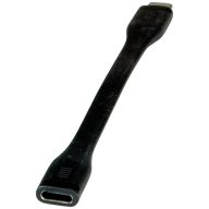   Roline USB kábel USB4™ USB-C® dugó, USB-C® dugó 11.50 m Fekete Árnyékolt 11.02.9079