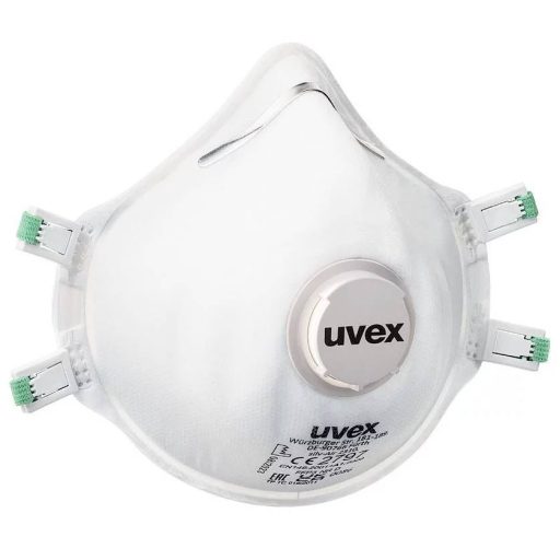 uvex silv-Air classic 2310 8762313 Finom por ellen védő maszk szeleppel FFP3 15 db EN 149:2001 + A1:2009 DIN 149:2001 + A1:2009