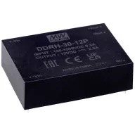   MEAN WELL DDRH-30-15P DC/DC feszültségváltó, nyák 15 V/DC Kimenetek száma:1 x Tartalom, tartalmi egységek rendelésenként 1 db