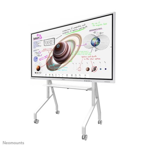 Neomounts FL50-525WH1 TV kocsi 139,7 cm (55) - 215,9 cm (85) Állítható magasságú