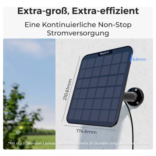 Reolink Netzwerkkamera Solar Panel 2-B-Type-C Szolár panel