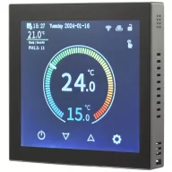   Sygonix SY-6052180 Vezeték nélküli helyiség termosztát Süllyeszett Heti program 1 db