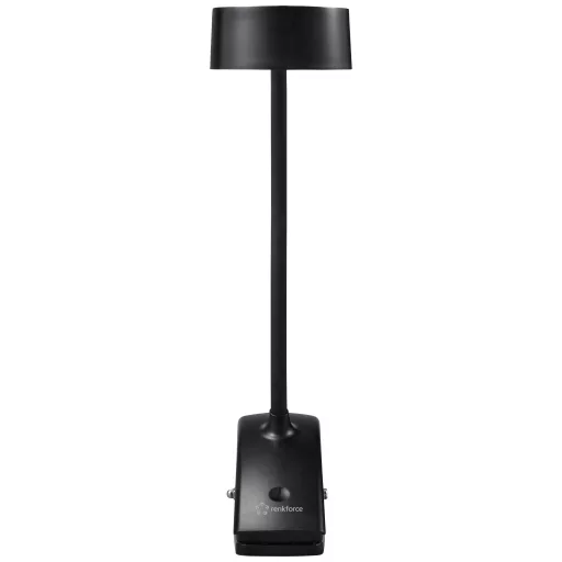 Renkforce RF-6053266 Csíptetős lámpa LED Fixen beépített LED-es 2 W Fekete