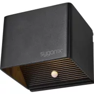   Sygonix SY-6053268 LED-es fali lámpa mozgásjelzővel LED Fixen beépített LED-es 2 W Fekete