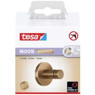 tesa MOON BRONZE Törülközőtartó akasztó Ragasztó Fém
