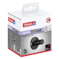   tesa MOON GRAPHITE Törülközőtartó akasztó Ragasztó Fém