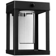   Philips LED Camill 8720169263918 Napelemes kültéri fali lámpa mozgásjelzővel LED 1.4 W Fekete