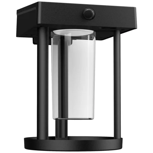 Philips LED Camill 8720169263932 Napelemes kültéri fali lámpa mozgásjelzővel LED 1.4 W Fekete