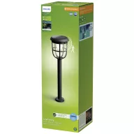   Philips LED 8720169267213 Radii Napelemes kültéri állólámpa mozgásjelzővel LED 1.3 W Fekete