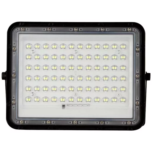 V-TAC VT-120W 7826 LED-es fényszóró, Napelem modul 15 W Semleges fehér Fekete