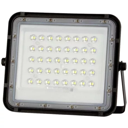 V-TAC VT-80W 7823 LED-es fényszóró, Napelem modul 10 W Hidegfehér Fekete