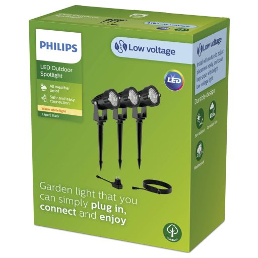 Philips LED 8720169269392 Caper GardenLink LED-es mennyezeti fényszóró LED 4.5 W Fekete