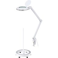   TOOLCRAFT 2389201+2391157 LED nagyító lámpa 60 SMD LED 8D 3X gurítható körállvánnyal Nagyítási tényező=3 x 127 mm 2021-es energiahatékonysági osztályok F (A -