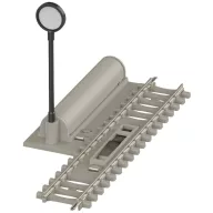   14569 N Minitrix sín Szétkapcsoló sín, Beton váltó 76.3 mm