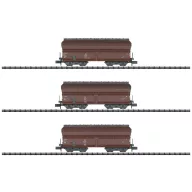   MiniTrix 18268 N 3 db önkirakodó kocsiból álló készlet, a DB 1. kokszszállító része