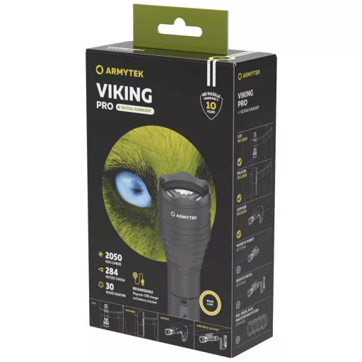 ArmyTek Viking Pro Warm LED Kézilámpa Akkuról üzemeltetett 2050 lm 136 g