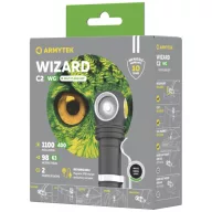  ArmyTek Wizard C2 WG White LED Fejlámpa Akkuról üzemeltetett 1100 lm 13 óra F09201C