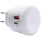EcoSavers USB Timer Charger USB-s töltőkészülék 20 W 1x USB-A, 1x USB-C® Fehér Beltér