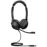   Jabra Evolve2 30 SE MS Stereo On Ear headset Vezetékes Stereo Fekete mikrofon zajelnyomás, Noise Cancelling Headset, Mikrofon némítás, Hangerő szabályozás