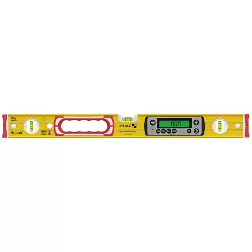 Stabila 19829-ISO Digitális vízmérték Kalibráció (ISO) csúszásgátlóval, táskával 61 cm 0.5 mm/m