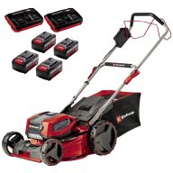   Einhell Professional GP-CM 36/47 S Li BL (4x4,0Ah) Akku Akkus fűnyíró #####inkl. 2. Twincharger Ladegerät, #####inkl. 4 Akkus 4.0 Ah Vágási szélesség (max.) 47
